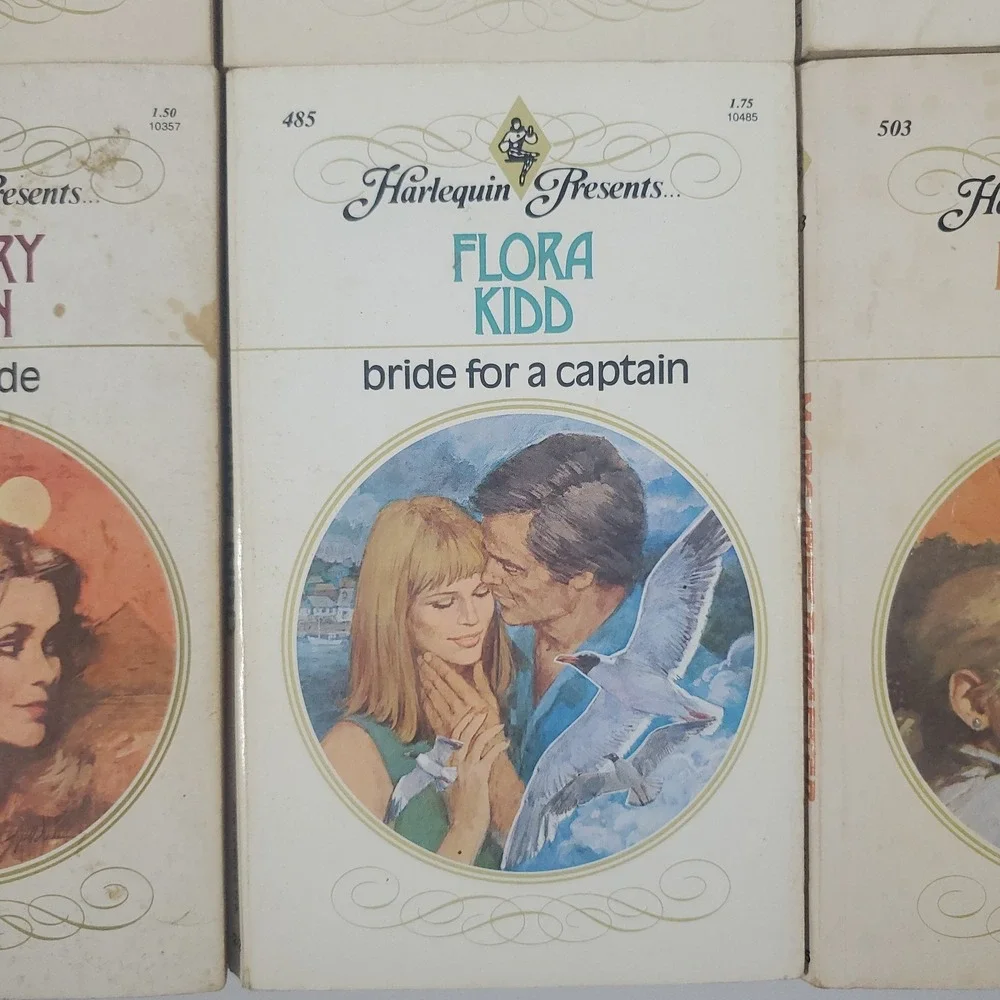 Harlequin Romances Vintage Books 1980s. Various Authors. Lot Of 6